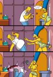 8muses after_sex comic drunk glory_hole homer_simpson huge_breasts kogeikun marge_simpson the_simpsons valentine_hole_(simpsons_comic) yellow_skin rating:Questionable score:26 user:Simplove91