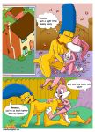 2girls arabatos babs_bunny crossover female female_only marge_simpson the_simpsons tiny_toon_adventures yellow_skin yuri rating:Explicit score:21 user:SimsPictures