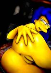 anus marge_simpson pussy tagme the_simpsons yellow_skin rating:Explicit score:8 user:theclit