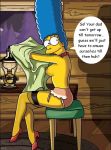 cabin incest lingerie marge_simpson milf mother mother_&_son mother_and_son sideboob son the_simpsons yellow_skin rating:Questionable score:14 user:wanton