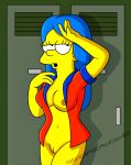 big_breasts marge_simpson nude_female the_simpsons thefightingmongooses yellow_skin rating:Explicit score:7 user:theclit