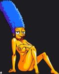 blue_hair hair marge_simpson pinup solo speedosausage the_simpsons yellow_skin rating:Questionable score:3 user:TacoMaster