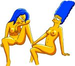 marge_simpson tagme the_simpsons white_background yellow_skin rating:Explicit score:9 user:theclit