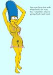 blue_hair hair homerjysimpson lingerie marge_simpson the_simpsons yellow_skin rating:Explicit score:19 user:O2B_Free