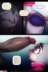 1girl 2:3 anthro balls bodily_fluids buttplug clothed clothing comic dialogue disney doxy drooling duo english_text erection fur furry genital_fluids genitals hair high_res humanoid_genitalia humanoid_penis internal judy_hopps lagomorph leporid male male/female mammal open_mouth penis penis_awe pink_nose precum purple_eyes purple_hair rabbit saliva sex_toy speech_bubble text thong tongue tongue_out underwear unzipping unzipping_pants vein veiny_penis zootopia rating:Explicit score:0 user:Furry_Love