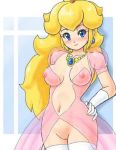 blush female nintendo princess_peach pussy super_mario_bros. transparent_clothing rating:Explicit score:10 user:SimsPictures