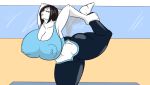  atari_mitsuku big_breasts breasts solo stretch super_smash_bros. wii_fit wii_fit_trainer  rating:questionable score:18 user:shadowking11