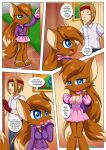 1boy 1girl anthro aster_(palcomix) bbmbbf big_breasts blue_eyes breasts brown_body brown_fur claire_(palcomix) comic digital_media_(artwork) duo fur green_eyes high_res human lovers_(palcomix) male mammal palcomix rating:Questionable score:0 user:olscli16
