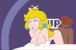1boy 1girl 1up ahegao animated animated_gif bouncing_breasts breasts crown gameplay_mechanics gif hat high_heels jewelry lowres mario mario_(series) minus8 nintendo nude orgasm princess_peach sex super_mario_bros. rating:Explicit score:44 user:Cane751