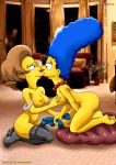 edna_krabappel marge_simpson tagme the_simpsons yellow_skin rating:Explicit score:19 user:toonhunter