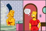 bart_simpson big_ass bynshy lisa_simpson marge_simpson mother_&_daughter prolapse the_simpsons rating:explicit score:3 user:bynshy
