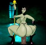  animated ass big_breasts boots breasts dat_ass dildo disney elbow_gloves from_behind gif gloves maleficent milf purplemantis sleeping_beauty staff tattoo tramp_stamp window witch  rating:explicit score:65 user:mmay