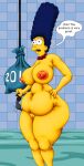 belly big_ass big_breasts bynshy chubby chubby_female enema marge_simpson the_simpsons rating:explicit score:1 user:bynshy