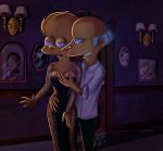 age_difference big_breasts imminent_sex lisa_simpson miss_futurama_(artist) montgomery_burns questionable_consent the_simpsons yellow_skin rating:Questionable score:15 user:toonhunter