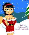 belt breasts cat christmas collar darkdpx3 elbow_gloves feline female gloves holidays kitty_katswell looking_at_viewer snow t.u.f.f._puppy topless rating:Questionable score:24 user:mario61000