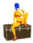 marge_simpson tagme the_simpsons white_background yellow_skin rating:Questionable score:10 user:rascal