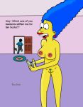 blue_hair hair marge_simpson tagme the_simpsons topflite yellow_skin rating:Questionable score:-6 user:rule35