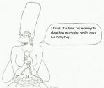 bart_simpson fellatio incest kongen marge_simpson milf monochrome mother's_duty mother_and_son oral the_simpsons rating:Explicit score:10 user:Googly311