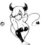  1girl cleavage horns inkerton-kun succubus tail  rating:questionable score:7 user:fapraiser