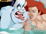 cartoonvalley.com disney helg_(artist) prince_eric princess_ariel the_little_mermaid ursula watermark web_address web_address_without_path witch rating:Explicit score:13 user:mmay