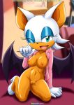 1girl 2013 anthro areolae bat bbmbbf big_breasts blue_eyes breasts erect_nipples female hair looking_at_viewer mobius_unleashed nipples one_eye_closed palcomix pussy rouge_the_bat sega smile solo sonic_(series) sonic_the_hedgehog_(series) white_hair wings wink rating:Explicit score:40 user:SimsPictures