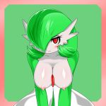big_breasts chest_jewel creatures_(company) game_freak gardevoir gen_3_pokemon green_hair hair_over_one_eye nintendo pokemon pokemon_(anime) pokemon_(creature) pokemon_(game) pokemon_(species) porkyman red_eyes simight rating:Explicit score:11 user:SimsPictures