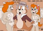 chip chip_'n_dale_rescue_rangers chipmunk disney kthanid pregnant squirrel tagme tammy_squirrel rating:Questionable score:2 user:bronon
