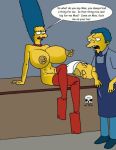 blue_hair hair homer_simpson marge_simpson moe_szyslak the_fear the_simpsons yellow_skin rating:Questionable score:2 user:rule35