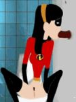 animated black_hair bottomless cartoonvalley.com disney fellatio female gif glory_hole hair helg_(artist) oral penis pixar pubic_hair pussy solo teen the_incredibles toilet violet_parr rating:Explicit score:17 user:?????