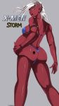 ass big_ass big_belly big_breasts bikini breasts butt_crack character_name dark_skin female hair marvel ororo_munroe pregnant sirwiggles skimpy storm_(x-men) swimsuit thong white_hair x-men rating:Questionable score:9 user:emissaryofrainbows