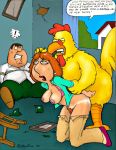 anal bobby_luv bondage breasts chicken cosplay cuckold doggy_position ernie_the_giant_chicken family_guy hair hair_grab lois_griffin nipples open_shirt orange_hair pants_down peter_griffin pussy rape redhead rough_sex tan_line tied_up violence rating:Explicit score:36 user:toonhunter