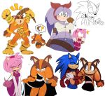 2014 ? absurd_res amy_rose anthro badger big_breasts blue_eyes boomerang breasts cleavage clothed clothing female furry green_eyes hair hedgehog hi_res male mammal mustelid one_eye_closed perci_the_hedgehog pink_hair purse sega sonic_(series) sonic_the_hedgehog sssonic2 sticks_the_jungle_badger wink rating:Questionable score:18 user:Furry_Love