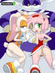 1_boy 1boy 2_girls 2girls amy_rose ass big_the_cat cream_the_rabbit fellatio furry greenhand looking_at_viewer looking_back multiple_girls no_panties oral pussy sega sonic_the_hedgehog_(series) sonic_x rating:Explicit score:26 user:gokussj400