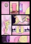 anthro ass bathroom breasts closed_eyes comic cutie_mark english_text equine female fluttershy friendship_is_magic furry futanari hair mammal my_little_pony night_mares_iii nipples nude pegasus pink_hair shower slypon small_breasts text twilight_sparkle wet wings rating:Explicit score:11 user:Furry_Love
