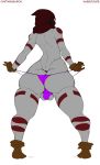  ass atari_mitsuku blush colored darthsaburou femboi femboy gay gem gift girly habbodude happy hips large_ass looking_at_viewer looking_back male original panties pose round_ass sexy_pose shoes slut solo standing testicles whore wide_hips  rating:questionable score:5 user:moonreker