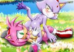 2girls amy_rose ass bbmbbf blaze_the_cat blush breasts horny mobius_unleashed multiple_girls palcomix pussy sega sonic_(series) sonic_the_hedgehog_(series) wink rating:Explicit score:40 user:gamefreak10124