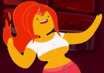  adventure_time alternate_breast_size big_breasts flame_princess shitapai slopster! underboob wide_hips  rating:questionable score:4 user:slopster!
