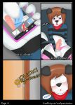 1girl anthro brown_hair cameltoe canine comic cum_through_clothing dog english_text furry hair humanoid_penis husky incest male mammal masturbation penis released_inhibitions testicles text woofyrainshadow_(artist) rating:Explicit score:8 user:Furry_Love