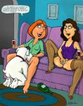 artist_name bobby_luv bonnie_swanson bottomless brian_griffin couch family_guy femdom licking lois_griffin pussy speech_bubble stockings text rating:Explicit score:32 user:toonhunter