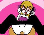 1boy 1girl animated black_legwear bouncing_breasts breasts clothed_female_nude_male clothed_sex gif glasses headphones looking_at_viewer loop lying mc_adore minus8 missionary moaning nintendo on_back open_mouth penis pov pov_eye_contact pussy rhythm_heaven rhythm_tengoku sex spread_legs sunglasses uncensored vaginal veiny_penis rating:Explicit score:35 user:Heatwave-the-cat