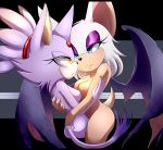 2girls after_kiss anthro big_breasts blaze_the_cat blue_eyes breasts female female_only furry hugging jan-01 medium_breasts nude orange_eyes rouge_the_bat seducing seductive sonic_(series) yuri rating:Questionable score:16 user:Playboystyler74