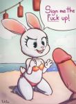  beach bikini bunny furry kekitopu outside sucking zoobe  rating:questionable score:14 user:unknowmoney23
