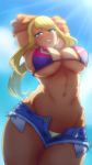  akairiot big_breasts bikini_top breasts samus_aran tanned  rating:questionable score:67 user:liquid_hellhound