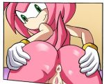 1girl amy_rose anus ass bbmbbf green_eyes looking_at_viewer looking_back mobius_unleashed palcomix pink_hair pussy sega short_hair smile sonic_(series) sonic_project_xxx_3 sonic_the_hedgehog_(series) tail rating:Explicit score:13 user:gokussj400