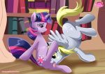 2girls bbmbbf cutie_mark derpy_hooves derpy_hooves_(mlp) equestria_girls equestria_untamed female_pegasus female_unicorn friendship_is_magic horn imminent_oral multiple_girls my_little_pony palcomix pegasus pony pussy tagme tail twilight_sparkle twilight_sparkle_(mlp) unicorn wings yuri rating:Explicit score:8 user:Heatwave-the-cat