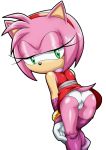 1girl amy_rose anthro ass female furry girl gloves green_eyes half-closed_eyes headband highres legwear looking_back naughty_face panties pantyshot pink_hair ring sega short_hair simple_background skirt smile sonic sonic_boom sonic_the_hedgehog tail transparent_background underwear upskirt white_panties rating:Questionable score:16 user:Astroboy84