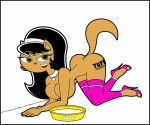 anthro asking_for_it breasts furry kitty_katswell nickelodeon nude sandybelldf t.u.f.f._puppy white_background rating:Questionable score:21 user:Garmah