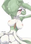 1girl breasts gardevoir pokemon pussy white_background rating:Explicit score:12 user:sandlecrantz
