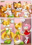 3girls amy_rose bbmbbf cream_the_rabbit furry marine_the_raccoon miles_"tails"_prower mobius_unleashed palcomix sega sonic_(series) sonic_the_hedgehog_(series) tagme tails_n'_cream_2 rating:Explicit score:16 user:Heatwave-the-cat