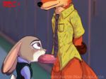 1boy 1girl 2016 2_anthros animated animated_gif anthro anthro/anthro anthro_only bottomless canine clothed clothing disney dragk duo erection fellatio female female_anthro fox fur furry gif hands_behind_back inside interspecies judy_hopps lagomorph looking_up low_res male male/female male_anthro mammal neck_tie nick_wilde oral penis predator/prey purple_eyes rabbit recording red_fox sex shirt smile standing testicles two_tone_fur zootopia rating:Explicit score:83 user:Furry_Love